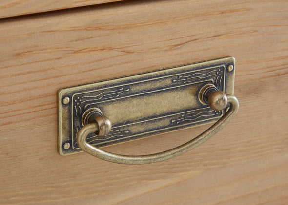 Dulap Konrad cu 3 usi glisante din lemn masiv de pin natur, 202 cm latime - LunaHome.ro