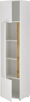 Dulap alb City Giron cu 3 uși ideal pentru birou sau depozitare, 50 cm latime - LunaHome.ro