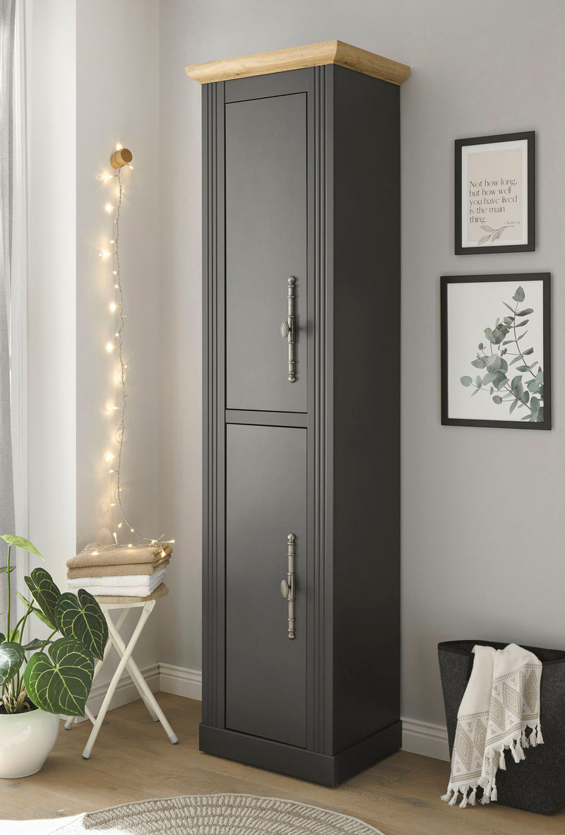 Dulap cu rafturi si 2 uși Westminster, in stil romantic, 53 cm latime - LunaHome.ro