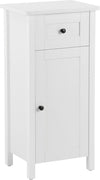 Dulap de baie Aalborg alb cu sertar si usa 40 cm lățime - LunaHome.ro
