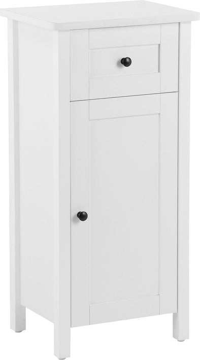 Dulap de baie Aalborg alb cu sertar si usa 40 cm lățime - LunaHome.ro