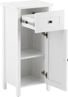 Dulap de baie Aalborg alb cu sertar si usa 40 cm lățime - LunaHome.ro