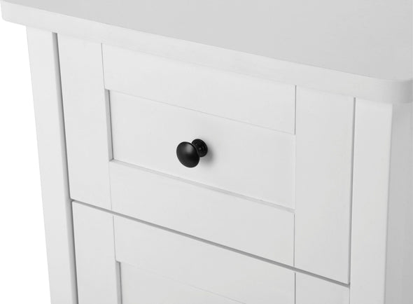 Dulap de baie Aalborg alb cu sertar si usa 40 cm lățime - LunaHome.ro