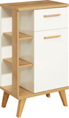 Dulap de baie Quickset alb cu design scandinav 50,5 cm - LunaHome.ro