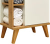 Dulap de baie Quickset alb cu design scandinav 50,5 cm - LunaHome.ro