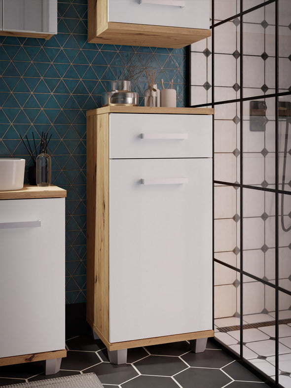 Dulap de baie Veris pentru spatii mici 40 cm lățime - LunaHome.ro