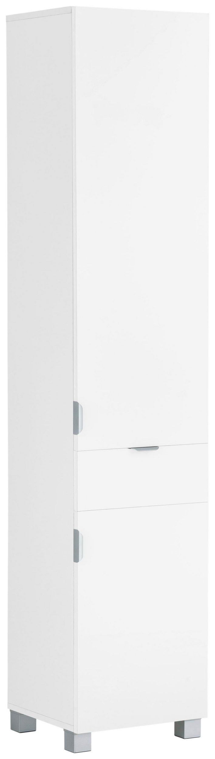 Dulap de baie Welltime Lage alb 38 cm lățime, ideal pentru băi mici - LunaHome.ro