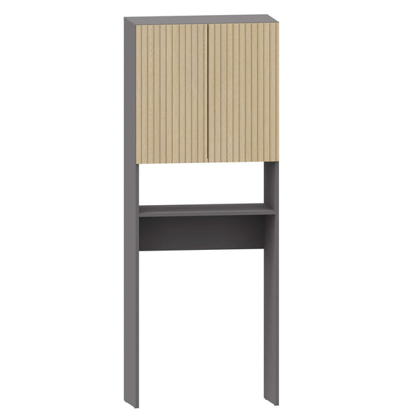Dulap de baie Wisla gri pentru masina de spalat 68 cm - LunaHome.ro