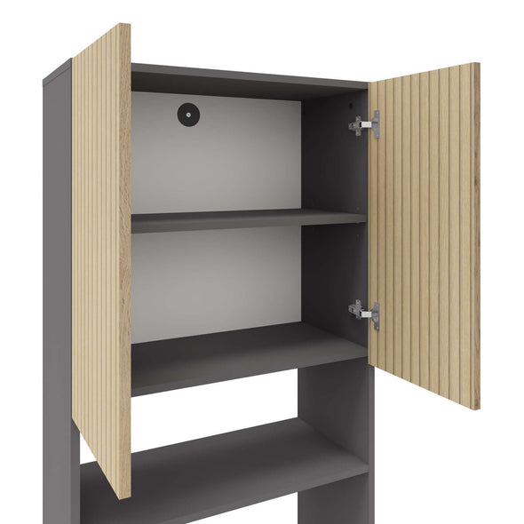 Dulap de baie Wisla gri pentru masina de spalat 68 cm - LunaHome.ro