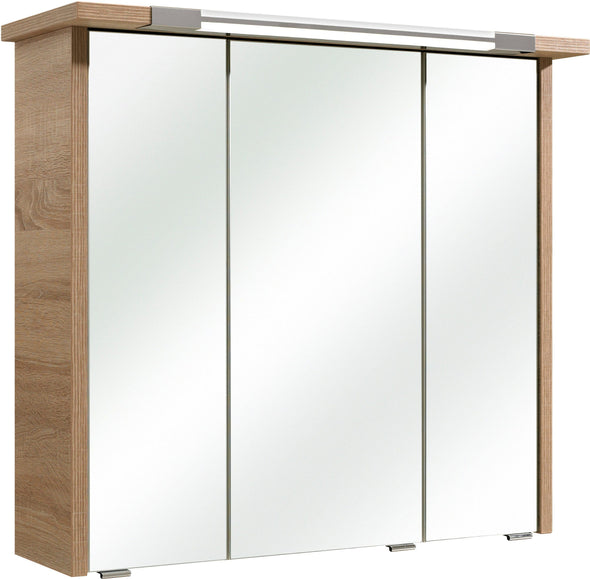 Dulap de baie cu oglinda Quickset 382 cu iluminare LED 75 cm - LunaHome.ro