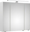 Dulap de baie cu oglindă, priză și lumini Quickset 945 Saphir 80 cm lățime - LunaHome.ro
