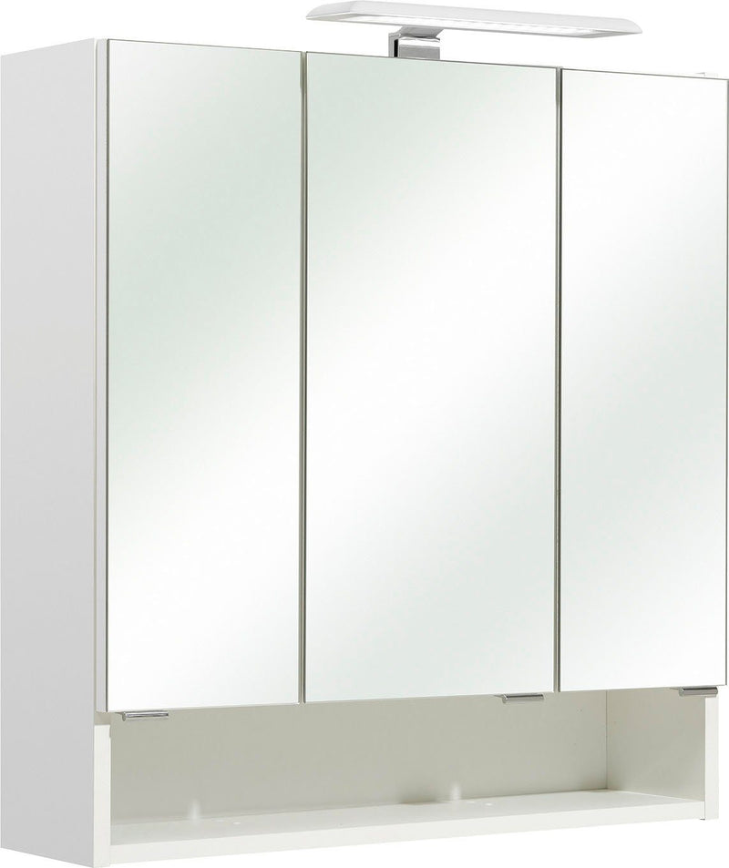 Dulap de baie suspendat Quickset cu oglinda si iluminare 65 cm - LunaHome.ro