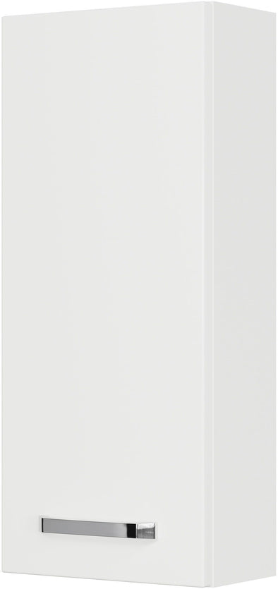 Dulap de baie suspendat Saphir alb cu polite din sticla 30 cm - LunaHome.ro