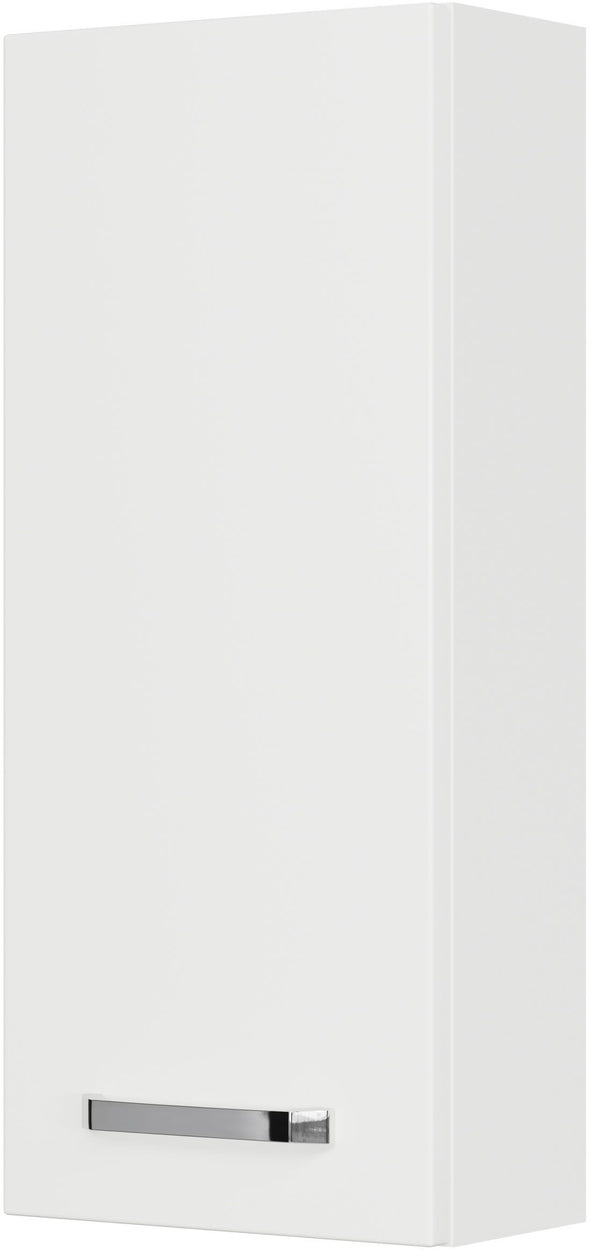 Dulap de baie suspendat Saphir alb cu polite din sticla 30 cm - LunaHome.ro