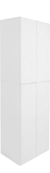 Dulap de birou pentru acte Jarvie alb cu 4 usi 60 cm lățime - LunaHome.ro