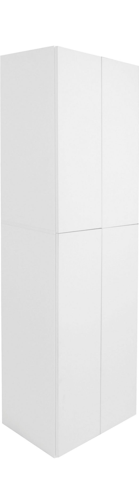 Dulap de birou pentru acte Jarvie alb cu 4 usi 60 cm lățime - LunaHome.ro
