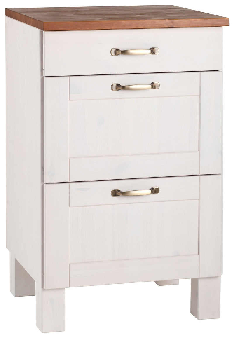 Dulap de bucatarie Alby din lemn de pin, 50 cm latime - LunaHome.ro