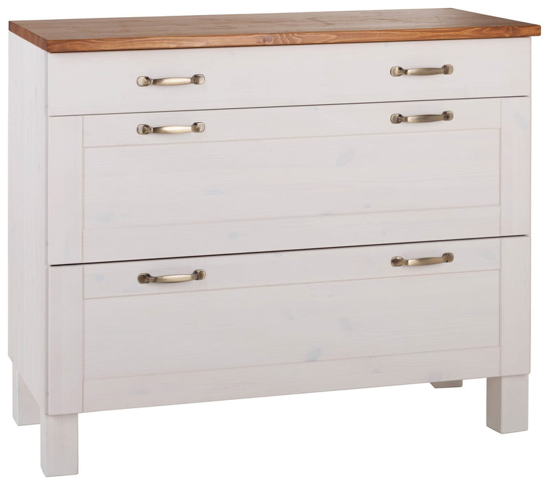 Dulap de bucatarie Alby din lemn masiv de pin, 100 cm latime - LunaHome.ro