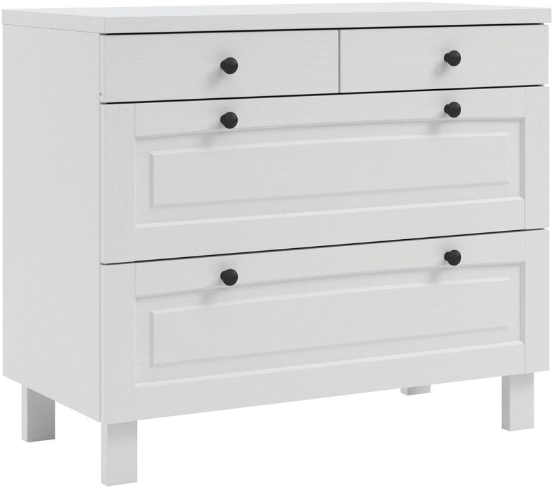 Dulap de bucatarie Osby din lemn de pin alb 100 cm - LunaHome.ro
