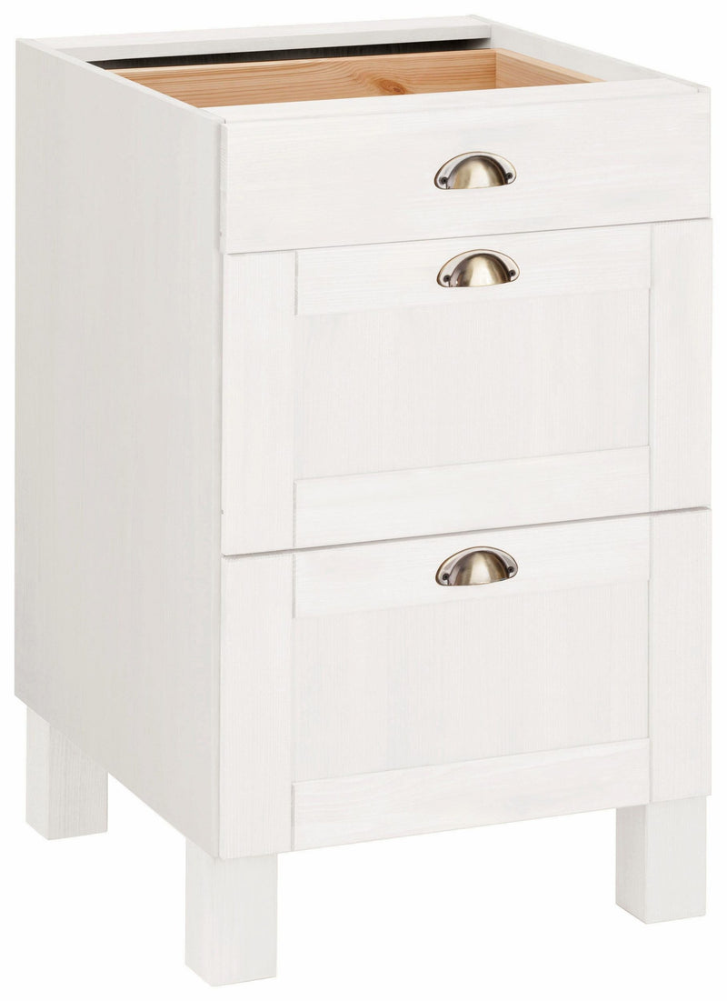 Dulap de bucătărie Oslo fără blat din lemn de pin, 50 cm - LunaHome.ro
