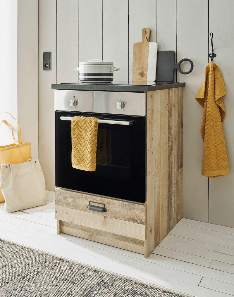 Dulap de bucatarie pentru cuptor Sherwood cu aspect de lemn - LunaHome.ro