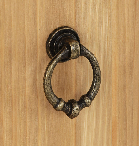 Dulap de dormitor Indra cu 3 usi si oglinda din lemn de pin 145 cm - LunaHome.ro