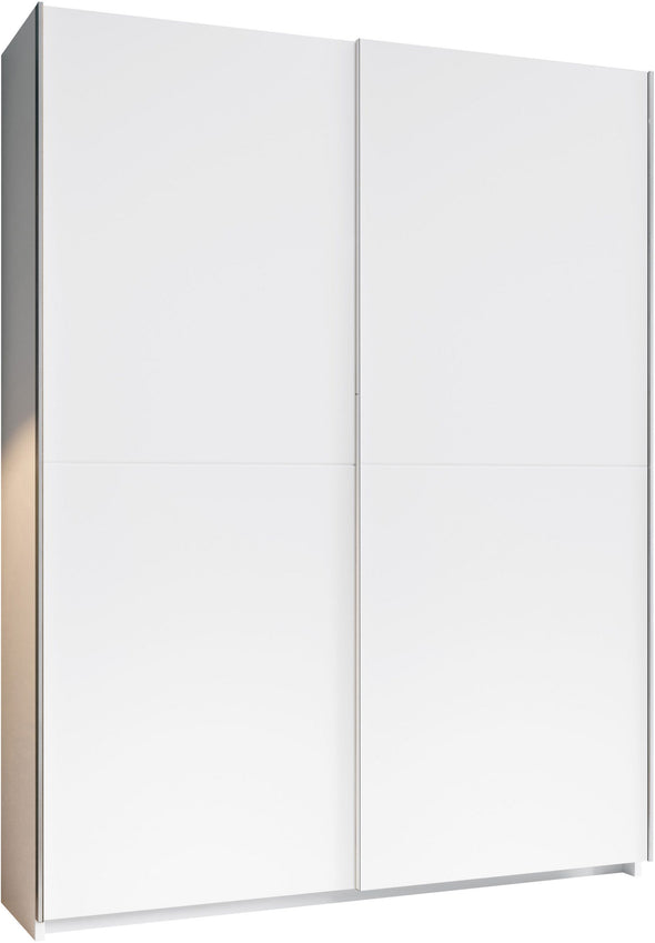 Dulap de dormitor Schlafkontor alb cu 2 usi glisante 150 cm latime - LunaHome.ro