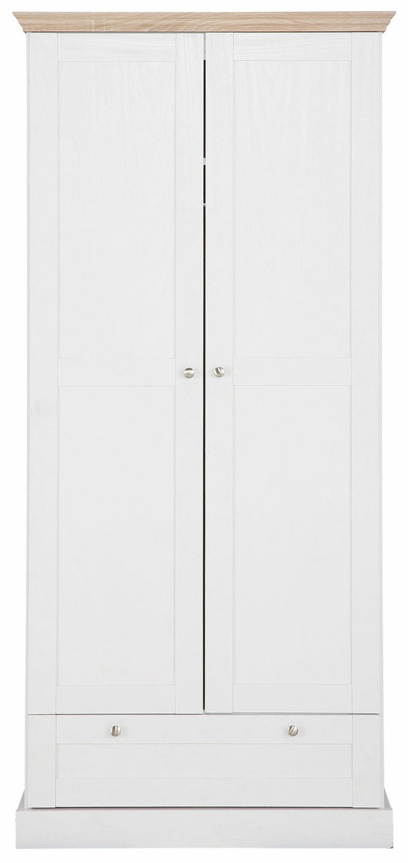 Dulap de hol Binz cu aspect de lemn, 2 usi 85 cm latime - LunaHome.ro