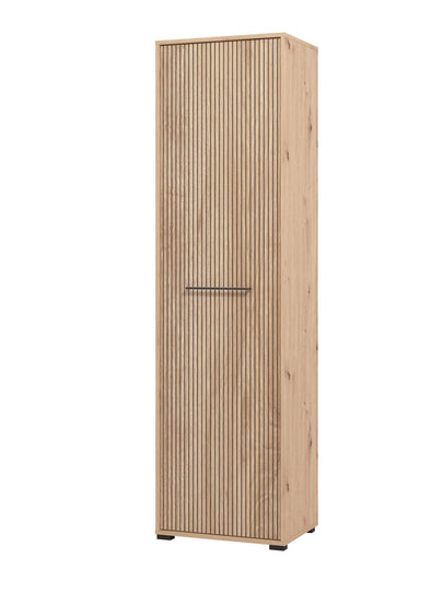 Dulap de hol Landes cu aspect de riflaj 54,5 cm lățime
