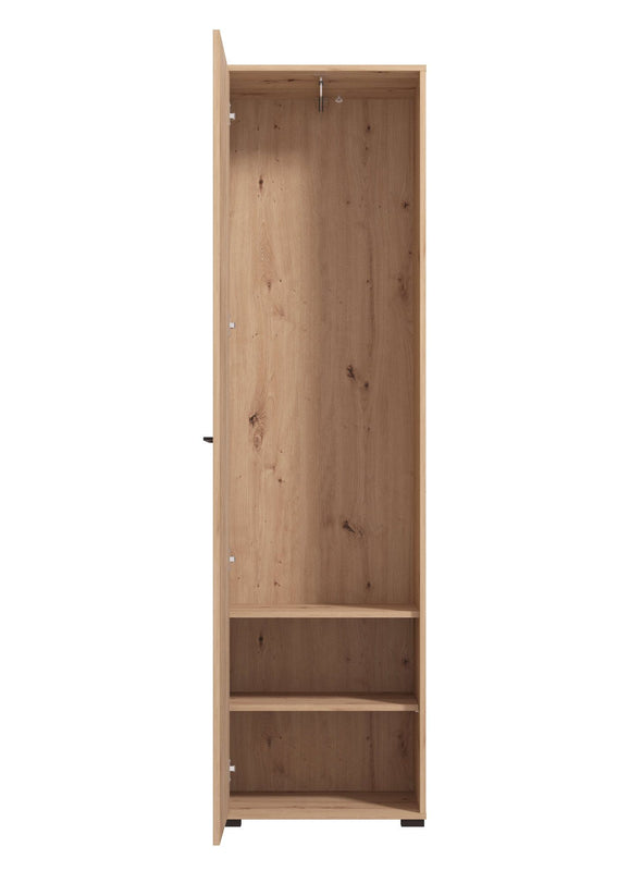 Dulap de hol Landes cu aspect de riflaj 54,5 cm lățime