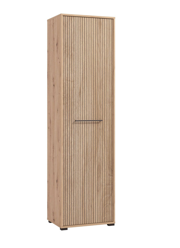 Dulap de hol Landes cu aspect de riflaj 54,5 cm lățime