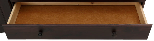 Dulap de lenjerie Minik din lemn masiv de pin maro, 184 cm - LunaHome.ro