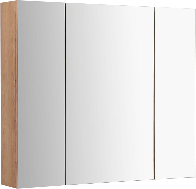 Dulap duspendat de baie Lund cu 3 usi cu oglinzi 80 cm - LunaHome.ro