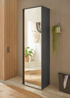 Dulap garderoba City Giron cu o usa cu oglinda antracit 60 cm lățime