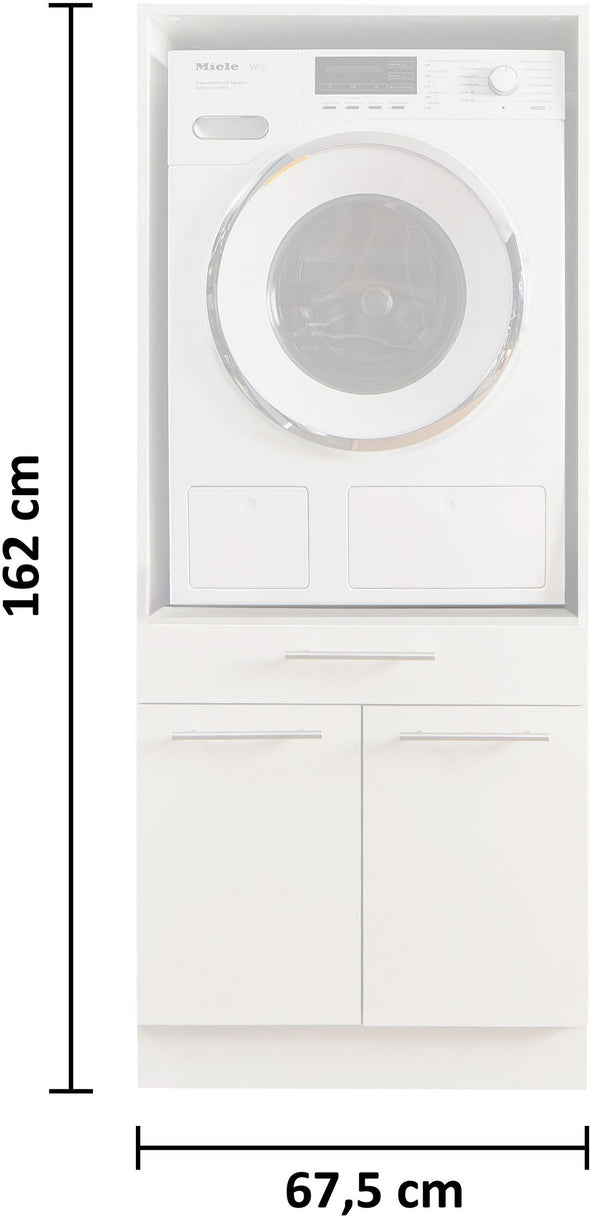 Dulap gri Laundreezy pentru masina de spalat rufe 67,5 cm - LunaHome.ro