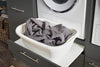 Dulap gri Laundreezy pentru masina de spalat rufe 67,5 cm - LunaHome.ro