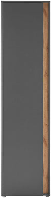 Dulap gri de hol City Giron ideal pentru hol 50 cm latime - LunaHome.ro