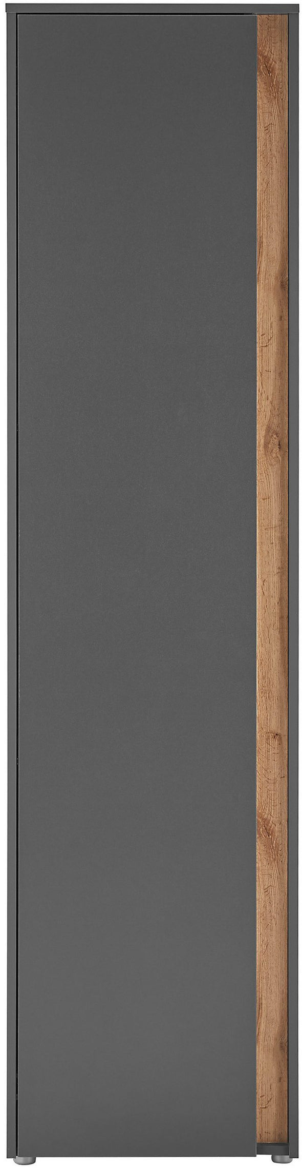 Dulap gri de hol City Giron ideal pentru hol 50 cm latime - LunaHome.ro