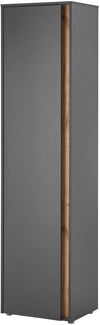 Dulap gri de hol City Giron ideal pentru hol 50 cm latime - LunaHome.ro