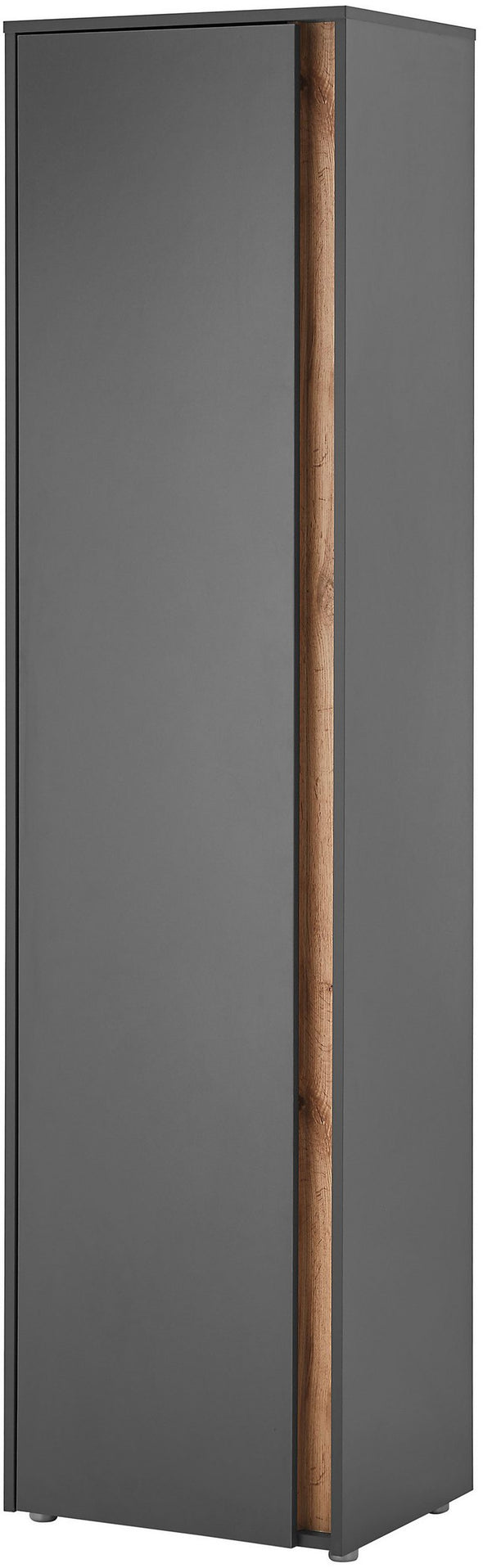 Dulap gri de hol City Giron ideal pentru hol 50 cm latime - LunaHome.ro