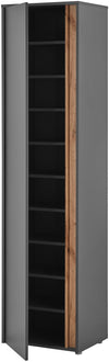 Dulap gri de hol City Giron ideal pentru hol 50 cm latime - LunaHome.ro