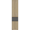 Dulap inalt de baie Wisla cu model riflaj cu 2 uși și 1 sertar 38 cm - LunaHome.ro