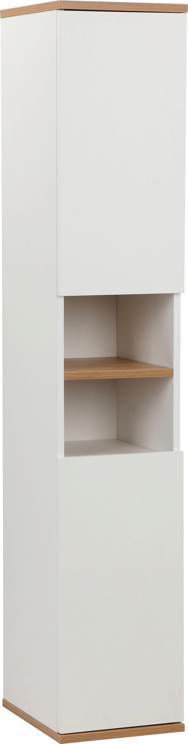 Dulap înalt pentru baie Haarlem Welltime alb 26 cm lățime - LunaHome.ro