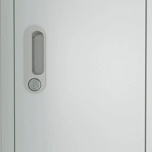 Dulap vestiar metalic Profiwerk Altena gri cu 6 usi 91 cm - LunaHome.ro
