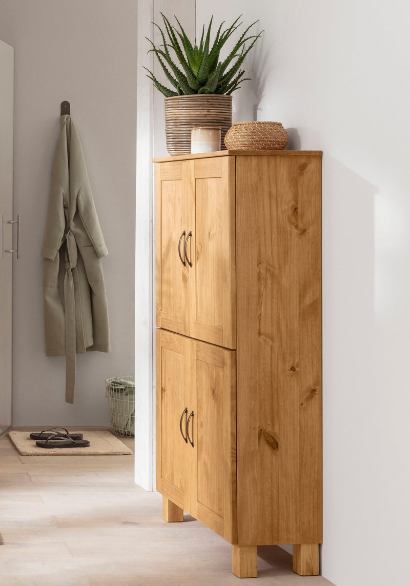 Dulap midi Rodby din lemn de pin natur, 75 cm lățime - LunaHome.ro