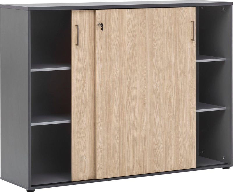 Dulap pentru birou Seria1500 cu incuietoare 160 cm lățime - LunaHome.ro