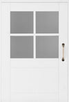 Dulap suspendat Alby din lemn de pin alb, 50 cm latime - LunaHome.ro