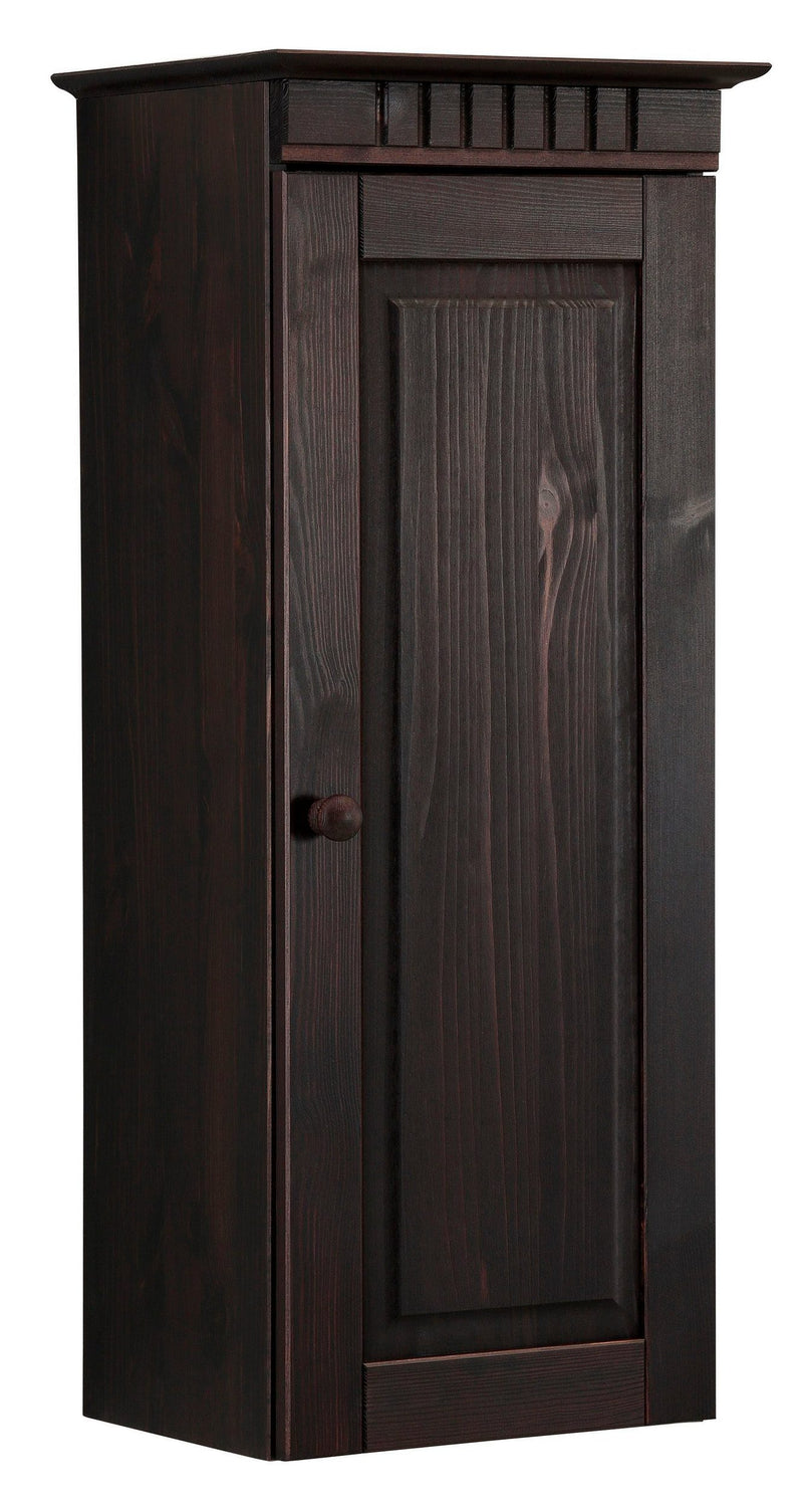 Dulap suspendat Cubrix din lemn de pin maro inchis 35 cm - LunaHome.ro