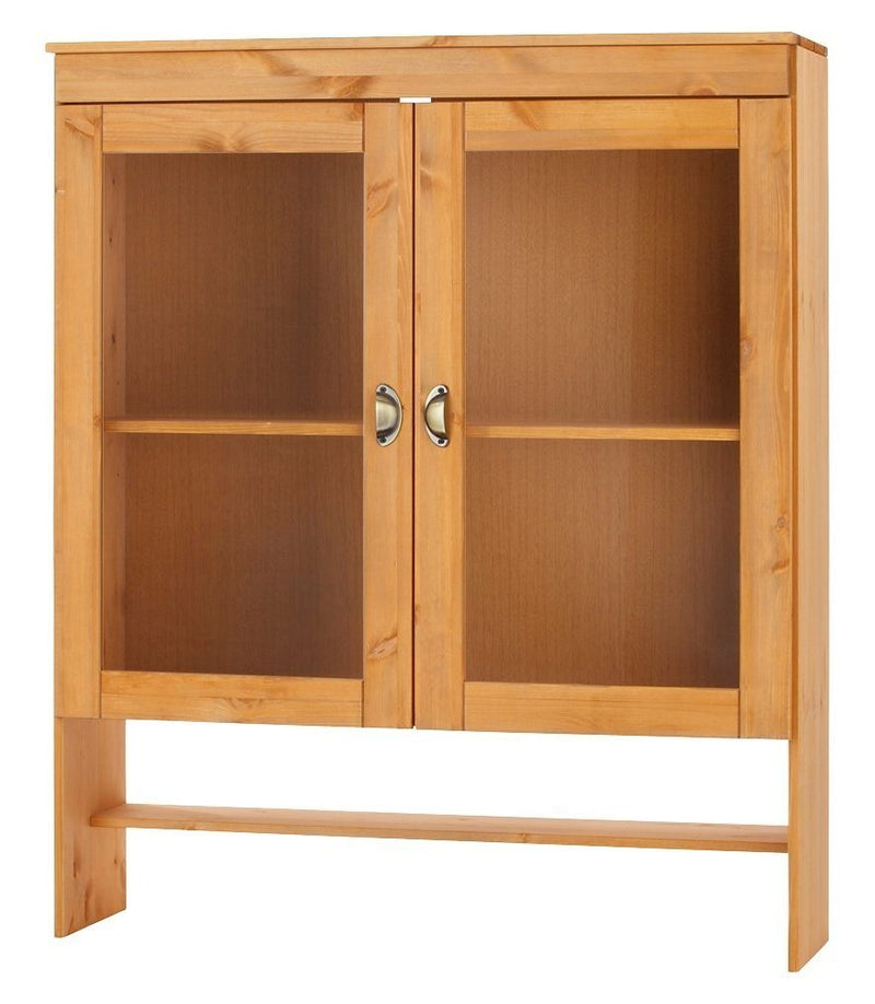 Dulap suspendat Oslo din lemn de pin natur, 100 cm latime - LunaHome.ro