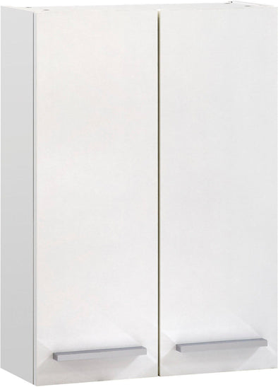 Dulap suspendat de baie Quickset alb cu 2 usi, 50 cm - LunaHome.ro